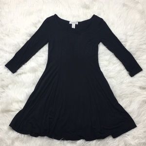 Forever 21 Black flare dress